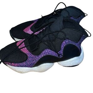 adidas Crazy BYW J 'Purple Snakeskin' sneakers size 4.5